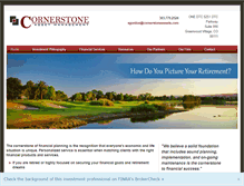 Tablet Screenshot of cornerstoneassets.net